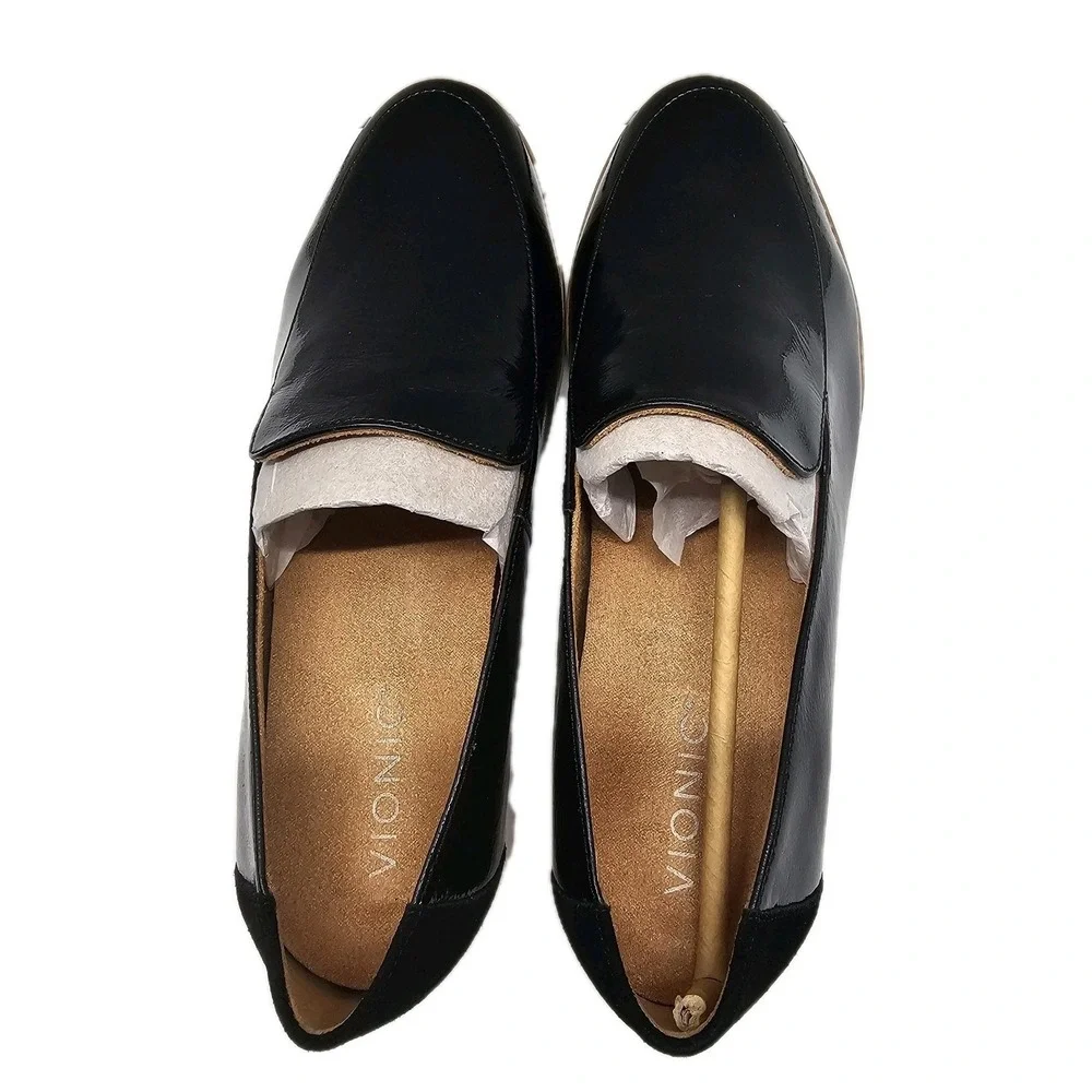 Vionic Women's Kensley Slip‎ On Loafer Size 8.5 Black New - Picture 8 of 11